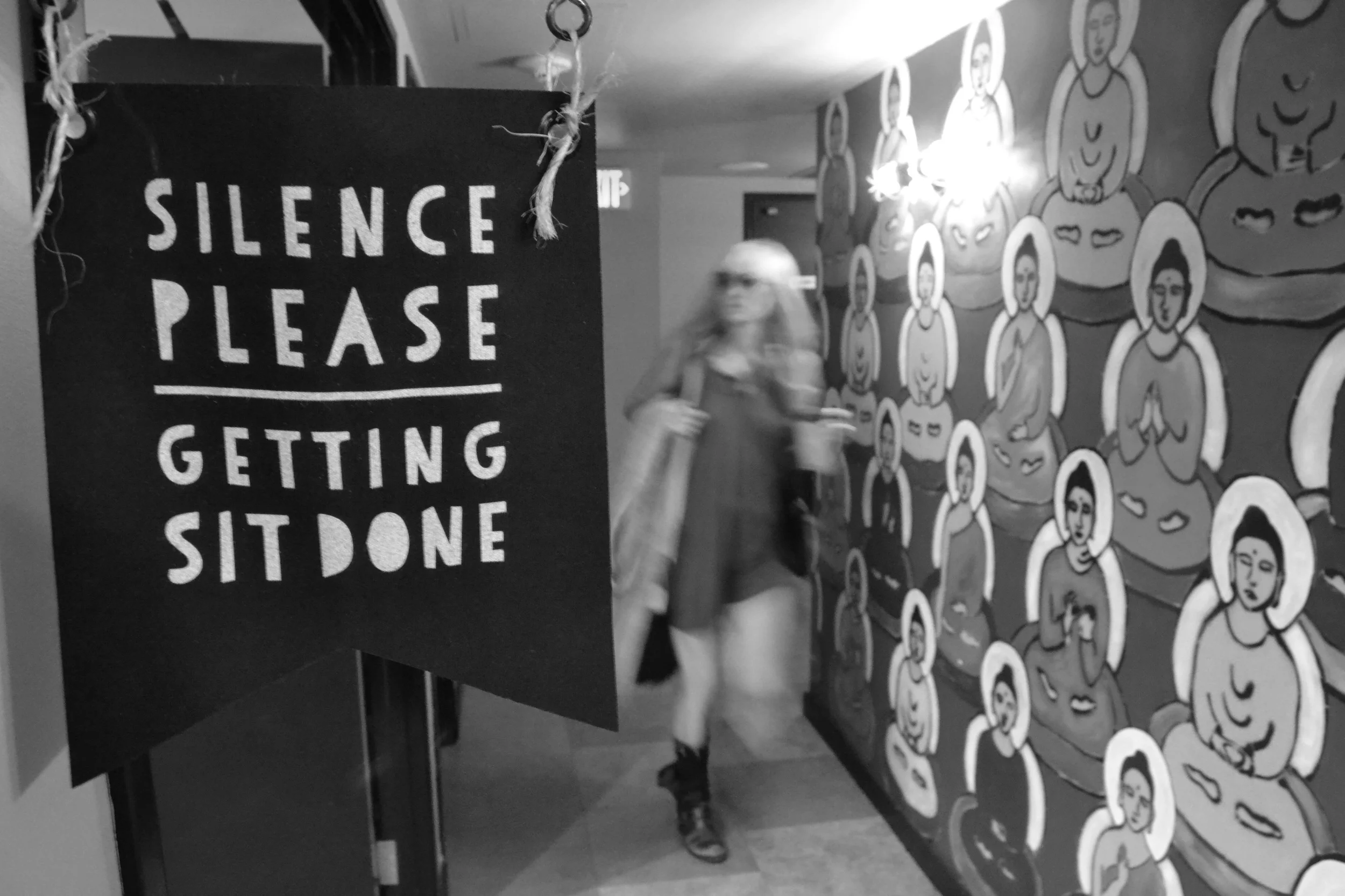 The afternoon of Temple Days, Wanderlust was anything but silent, as Angelenos bumped past each other in the hallways seeking wellness.