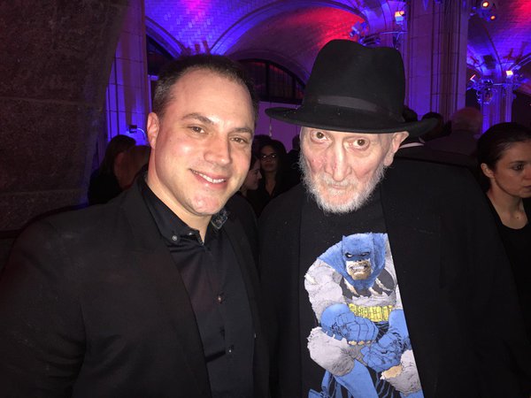 Geoff Johns with the legendary Frank Miller