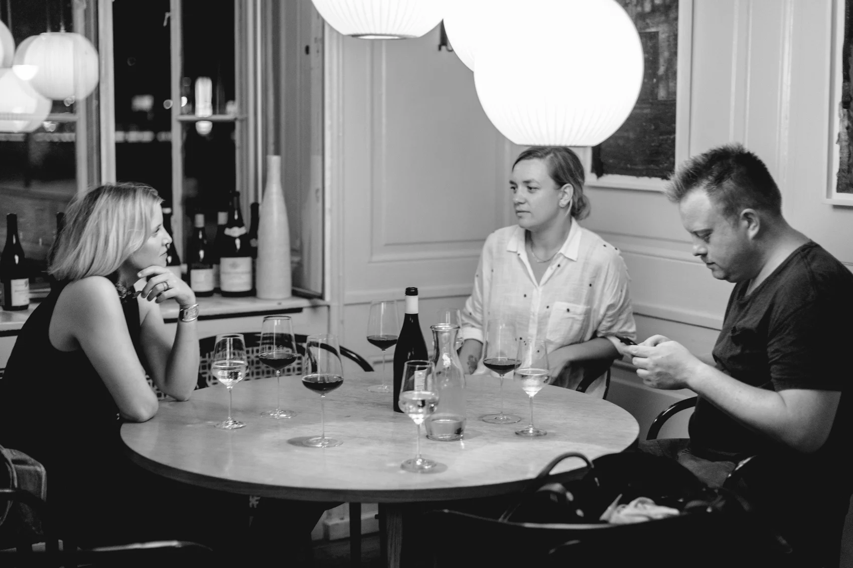 Wine with friends at Ved Stranden 10