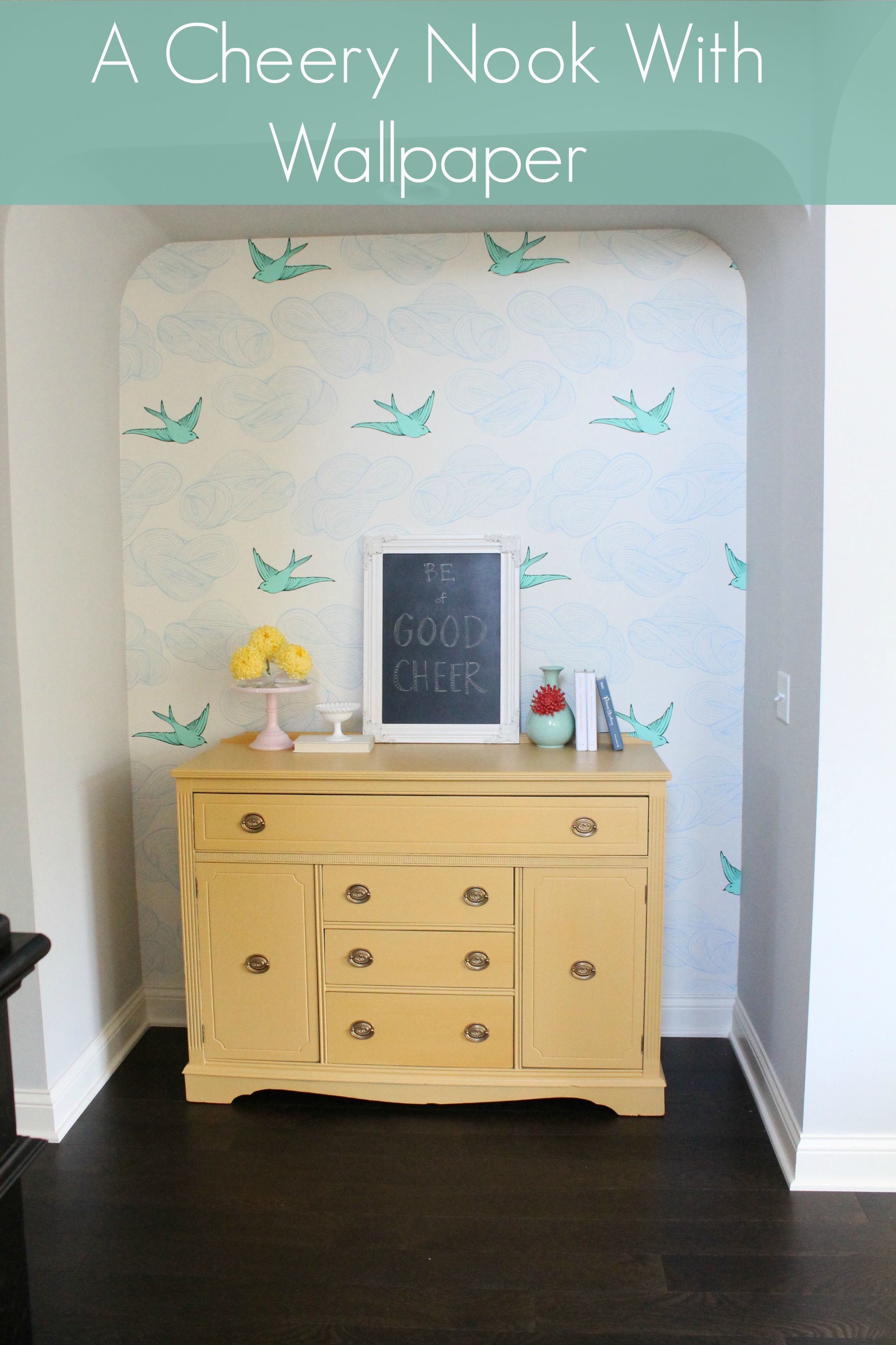 Cheery Nook with Wallpaper