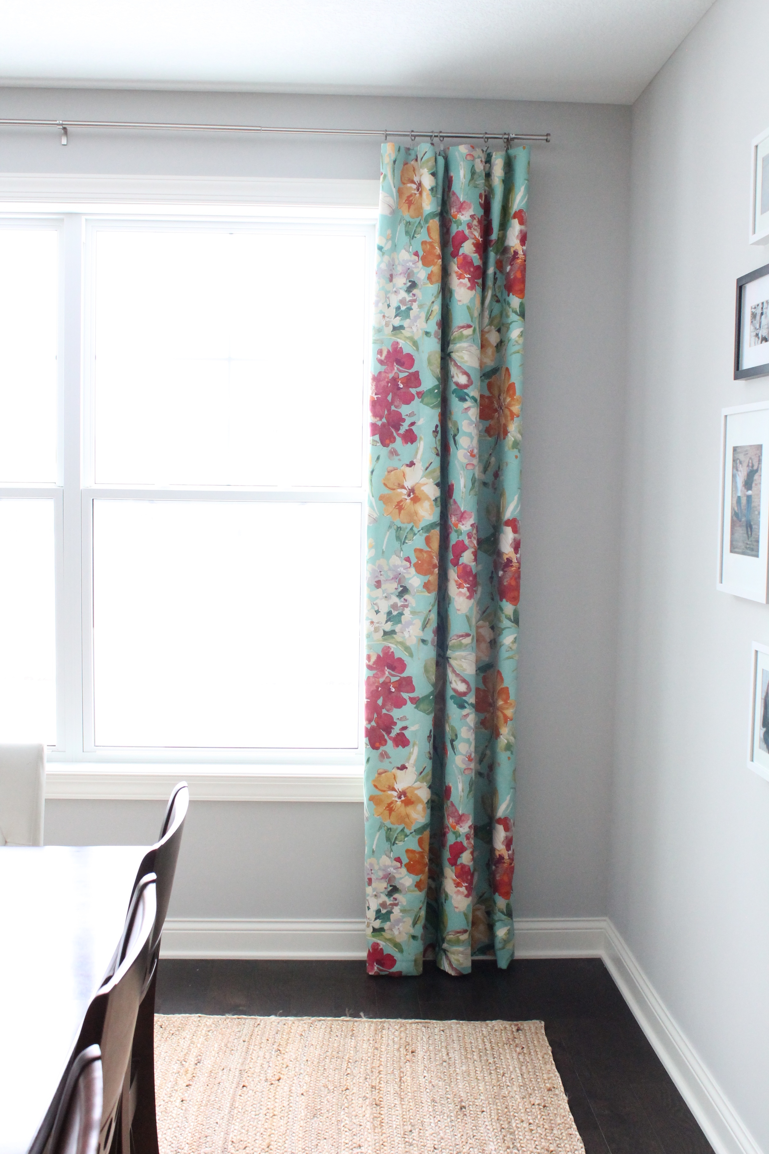 Floral Dining Room Curtains