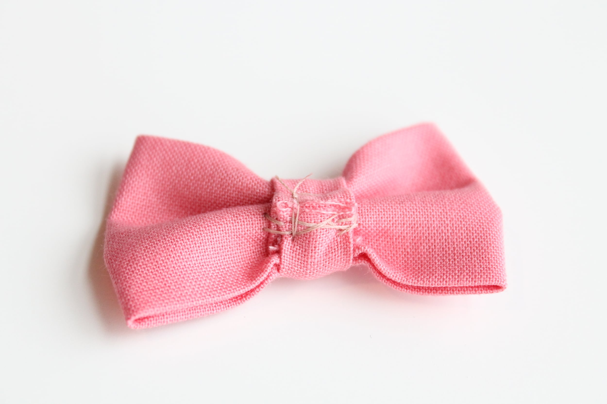 making a fabric bow
