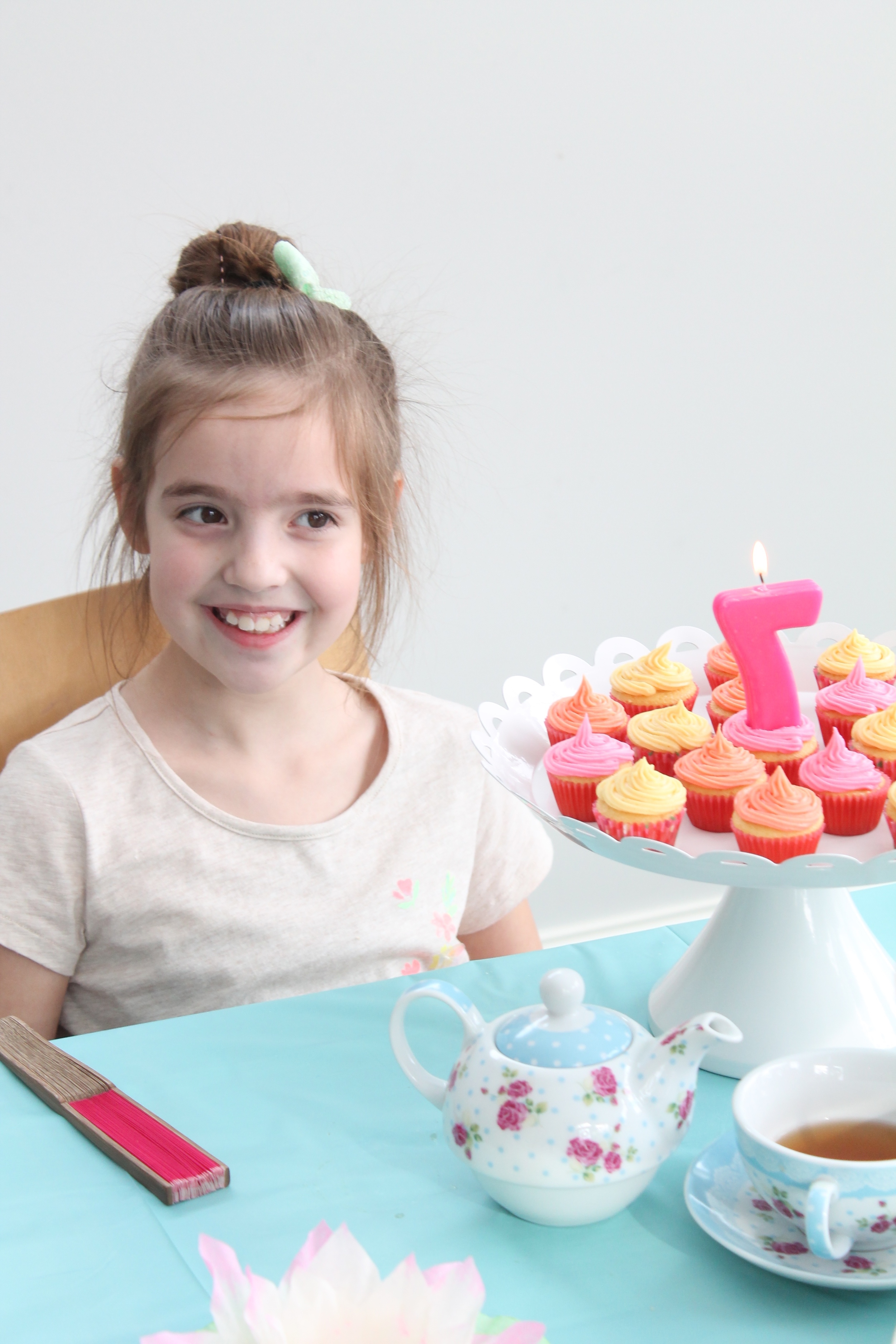 A garden tea party that any little girl would love. Filled with easy to make coffee filter flowers and kid friendly finger foods.