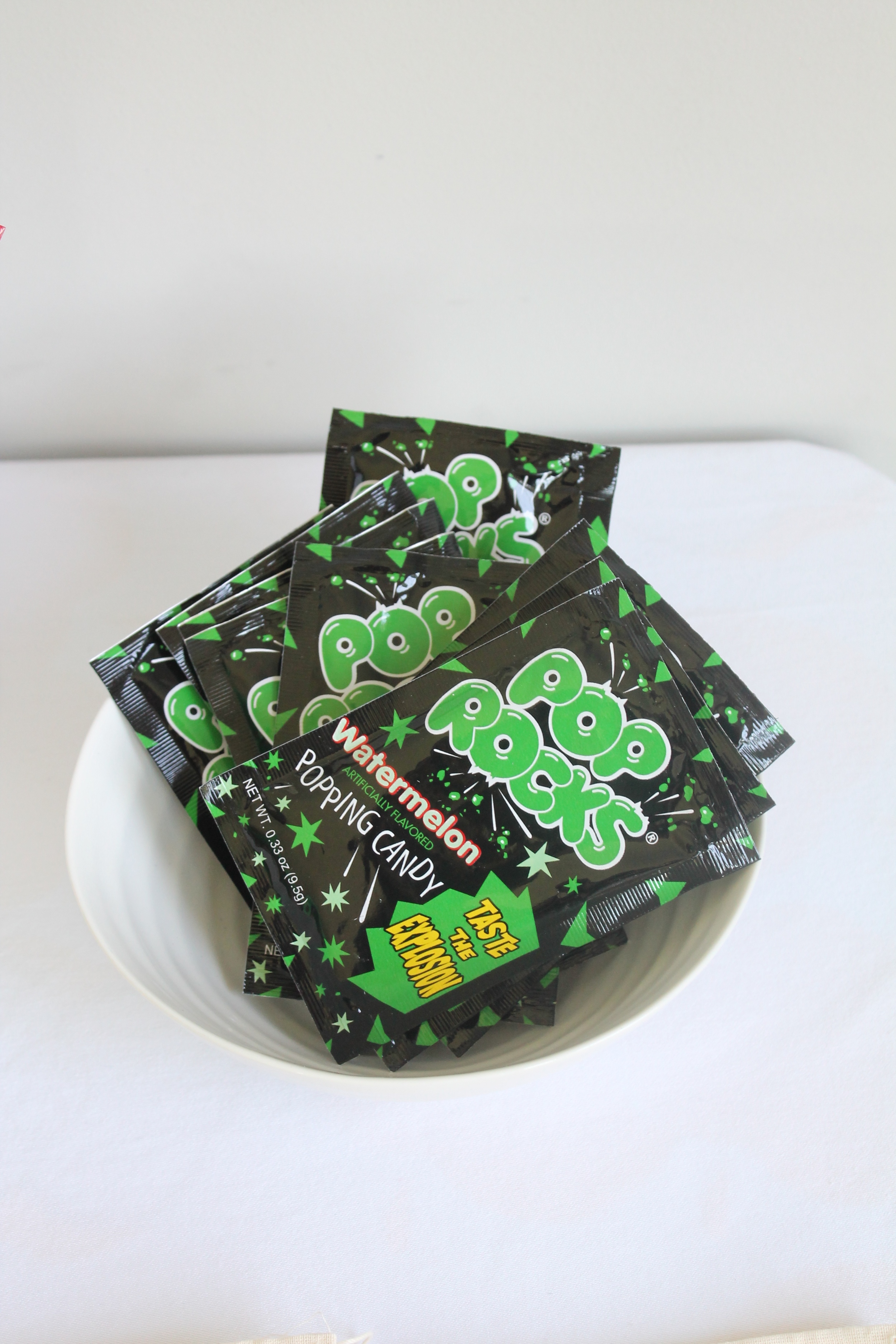 Pop Rocks for a Rock birthday party.