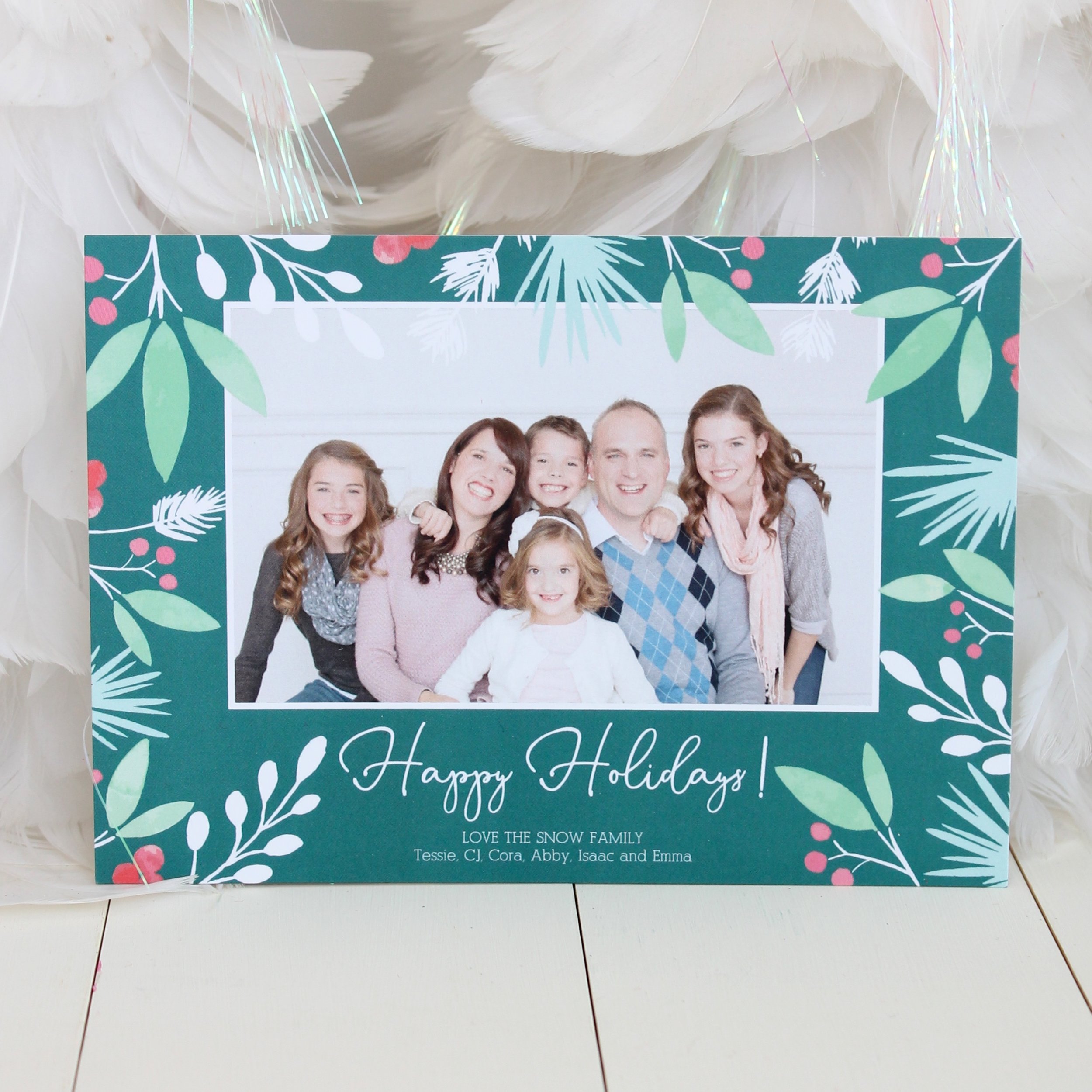 Holiday Cards by Mixbook. Designed by Tessie Fay.