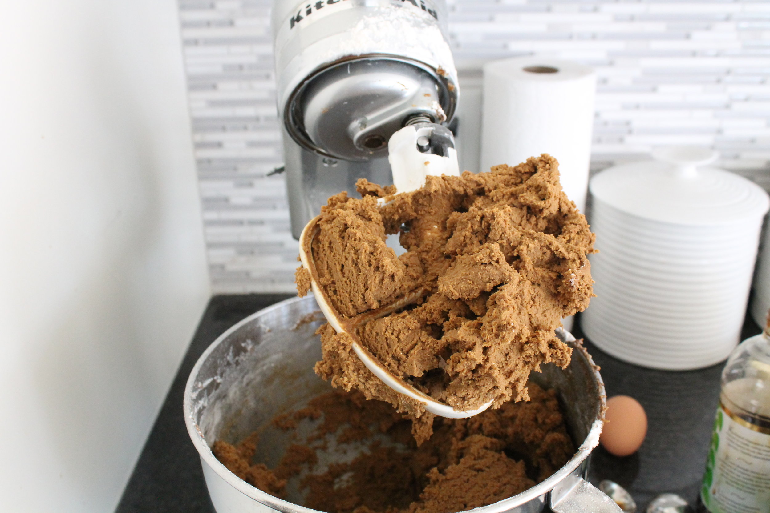 Making gingerbread houses from scratch