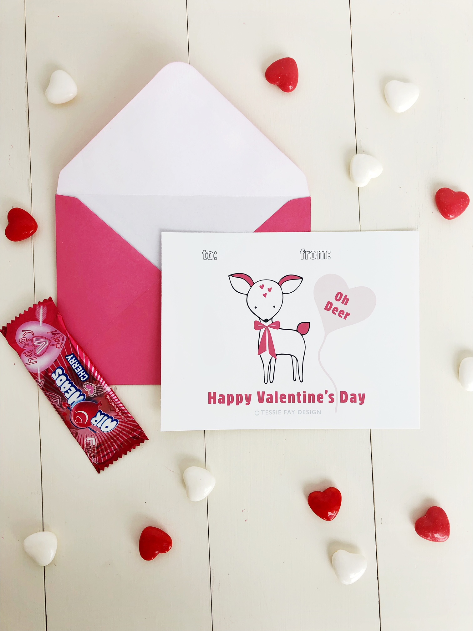 Free Printable Valentine Animal Cards