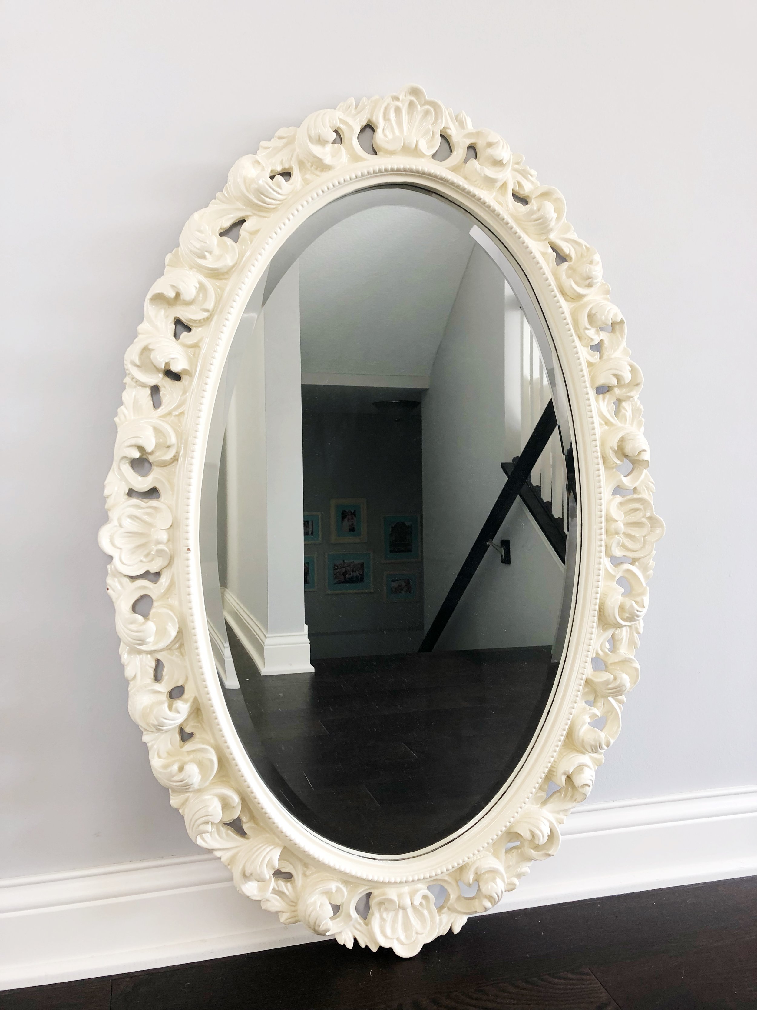 Spray Painted Thrift Store Mirror