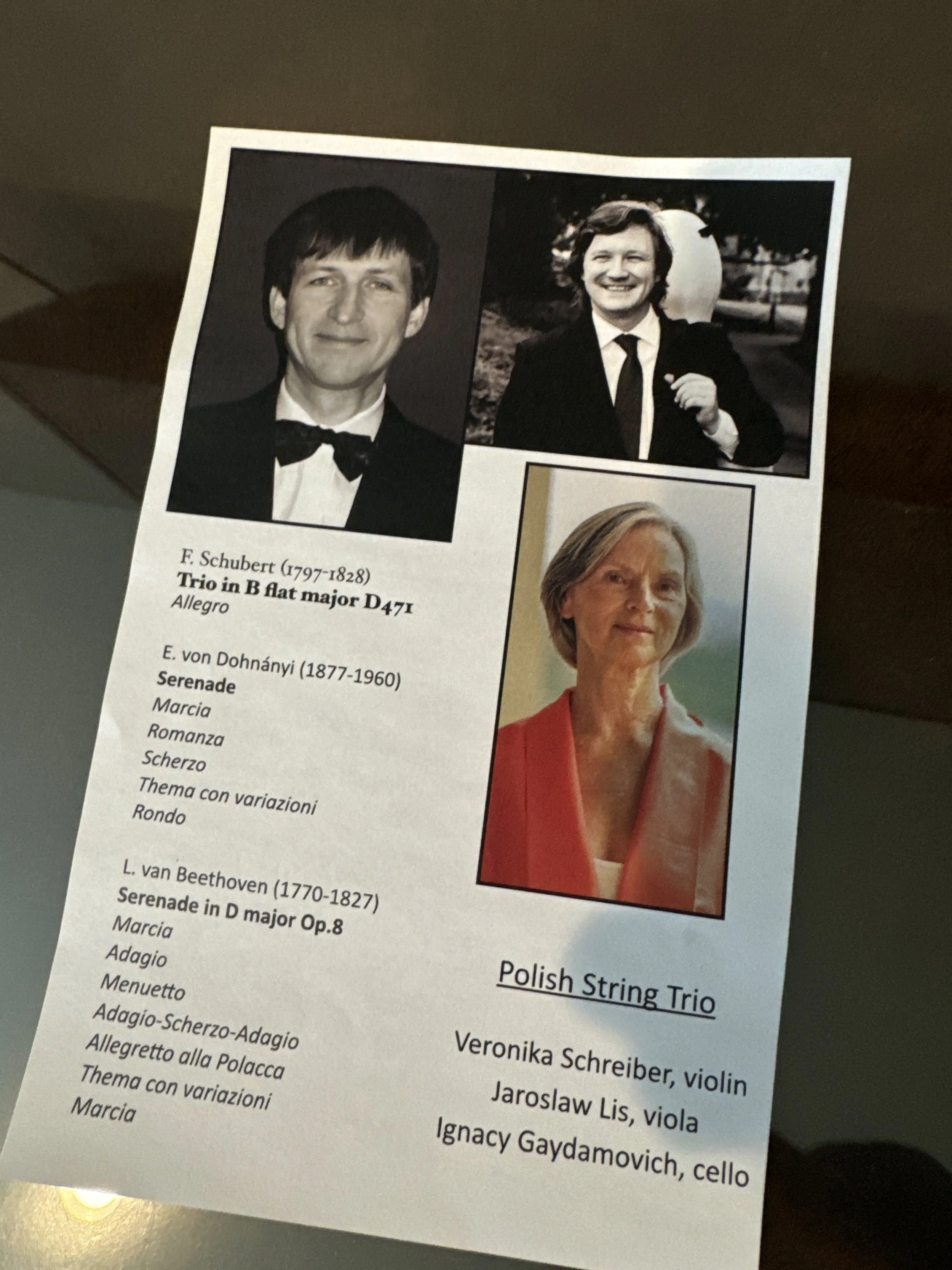 Polish String Trio Concert