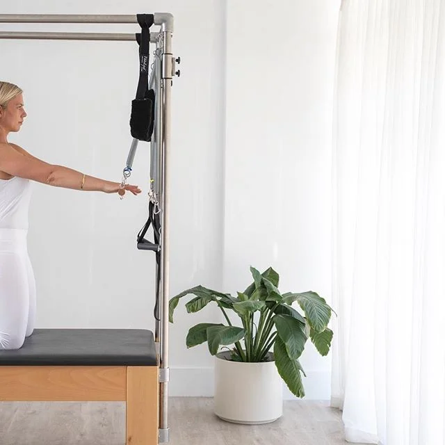 Pilates 〰️ co-ordination and control stems from technique and precision. It is more than just being on a reformer and working up a sweat. Pilates is about moving with intention &mdash; technique, and being mindful of its execution &mdash; precision.
