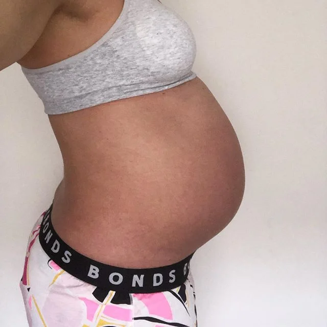 Anything that you put down about yourself holds power 
So today Im celebrating being a woman 
Seeing and appreciating my bodily changes at 37 weeks 🥳