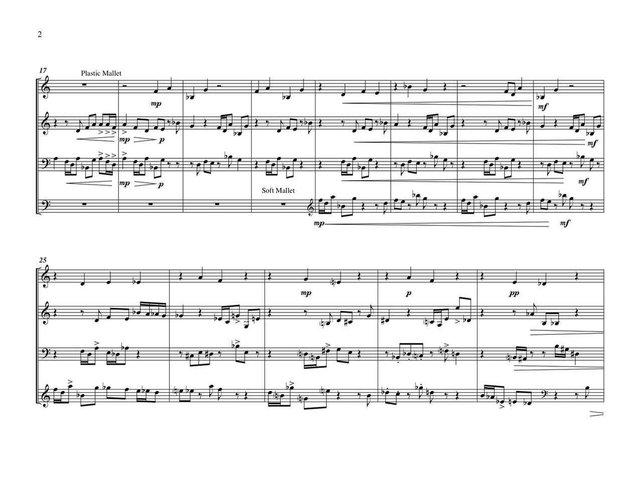 Fascinating Notions (percussion quartet)
