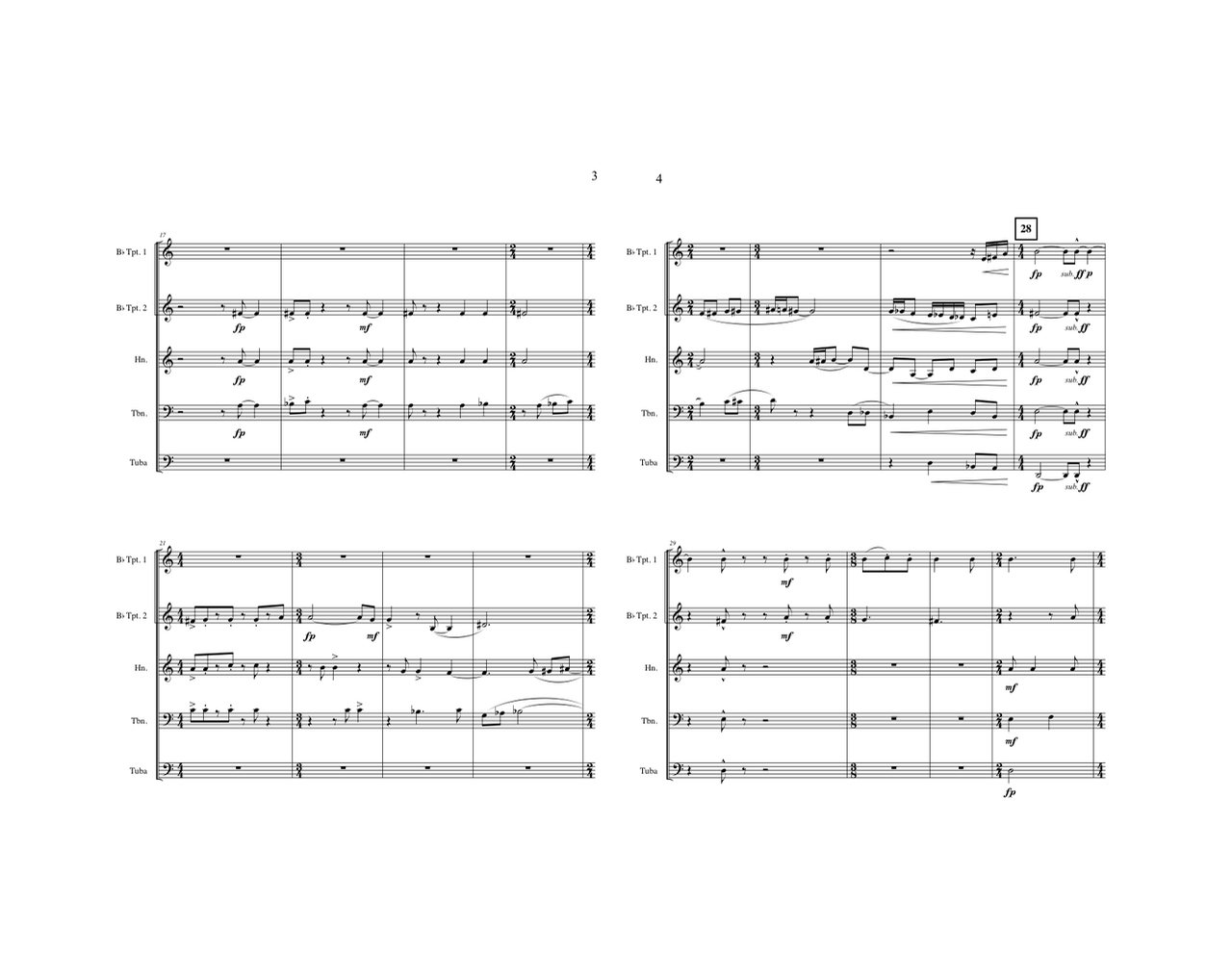 Antimatter Blast (brass quintet)