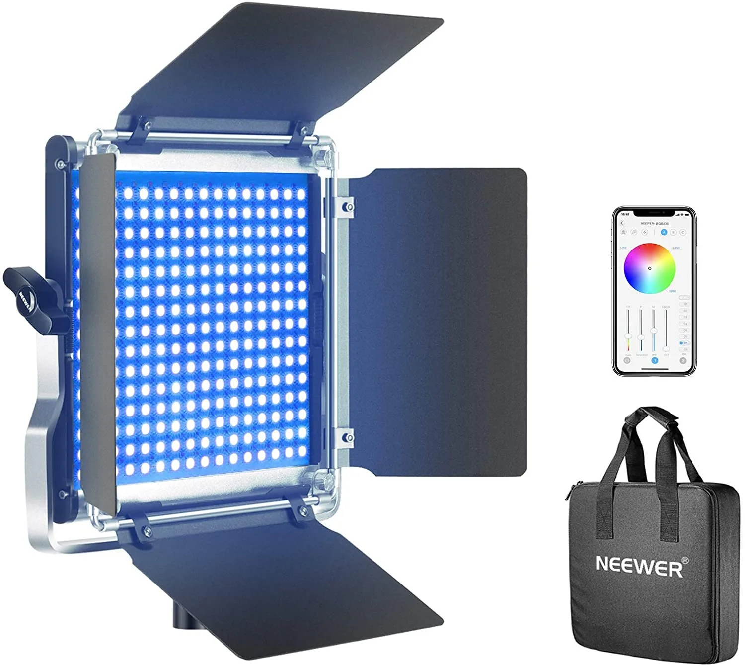 Neewer 530 RGB LED Light Panel Hire — PhotoVideoKitHire.com