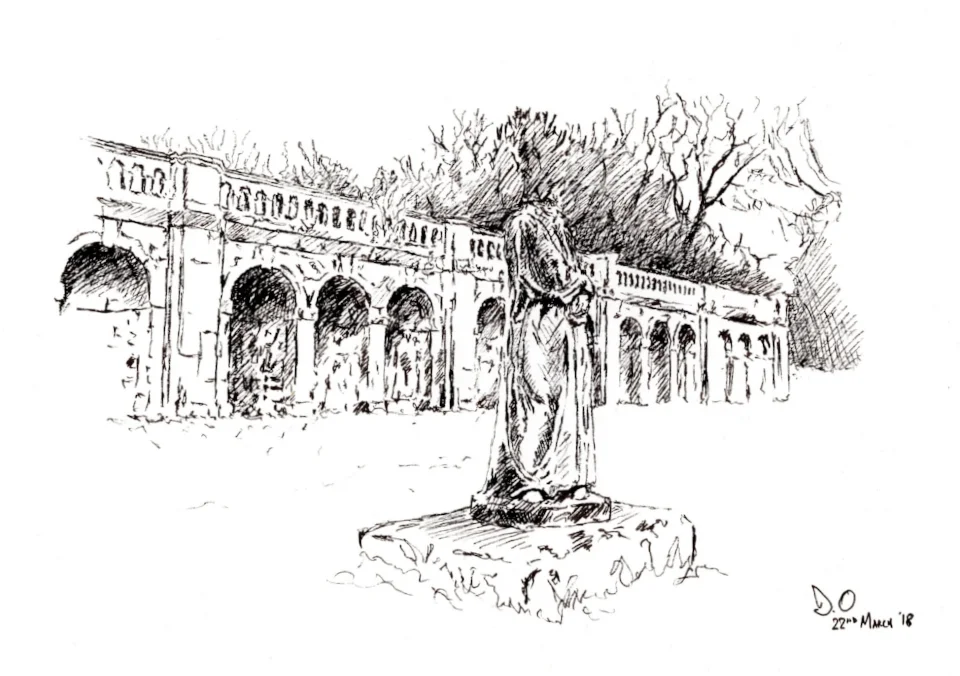 "Headless Friar on the site of the Crystal Palace" (2018)