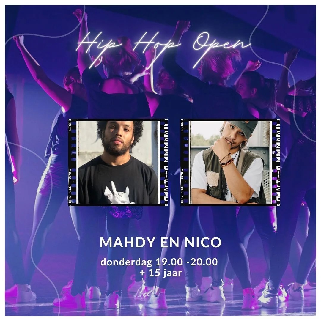 // HIP HOP OPEN 

✹ Lesgevers:
@nicochanh &amp; @lilmc1080 

⤏ Donderdag van 19u - 20u
⤏ Leeftijd: +15 jaar

SCHRIJF NU IN , OOK VOOR EEN GRATIS PROEFLES! 🤩

✹ Stay tuned for more! ✹

🫶🏼
#dansschoolutds