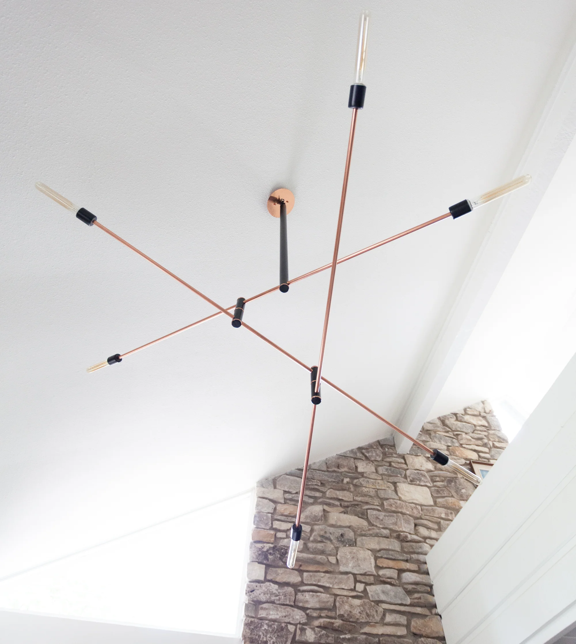 ERIN WILLIAMSON | OKENA CUSTOM COPPER CHANDELIER BOURGEOIS BOHEME