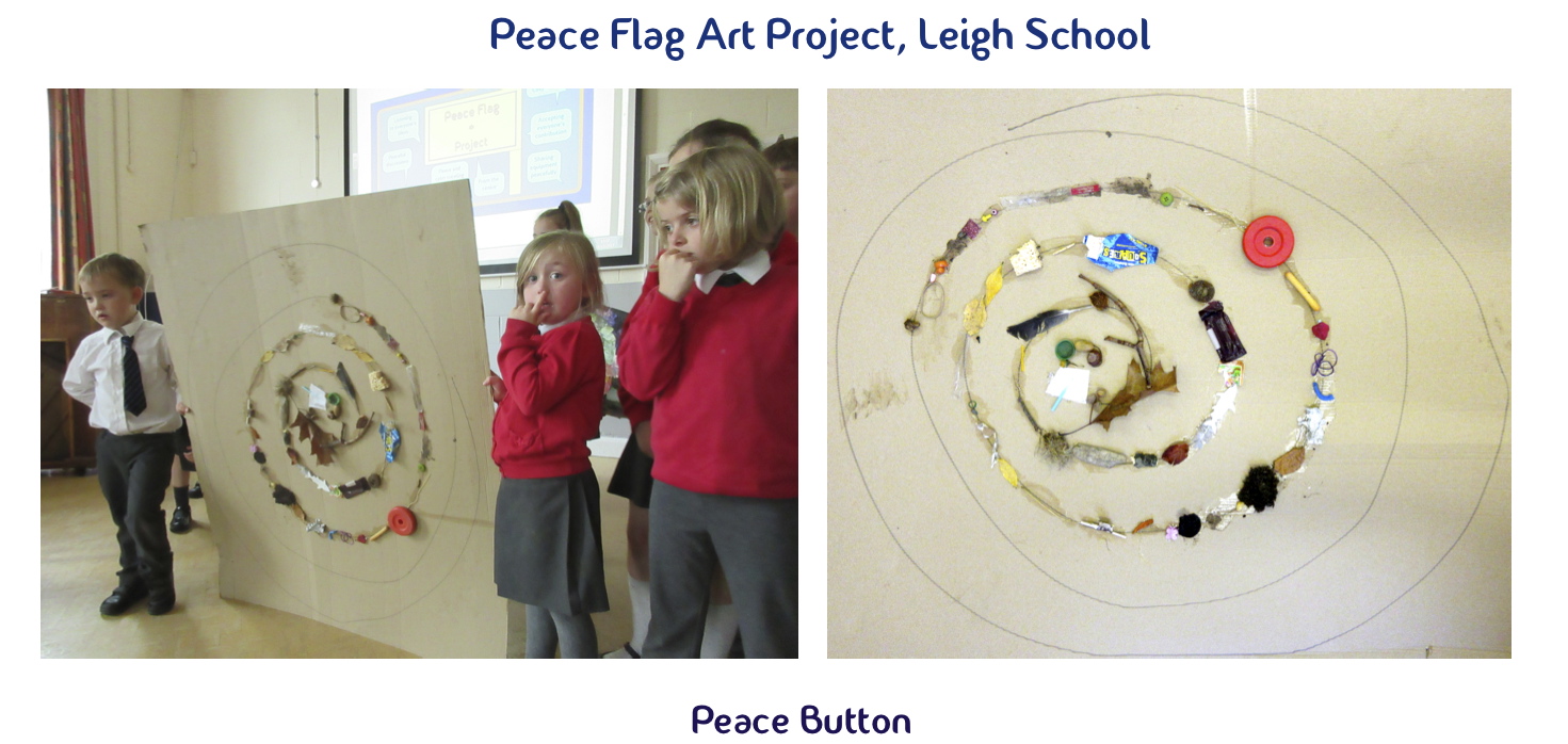 Peace Flag Art Project, Leigh School