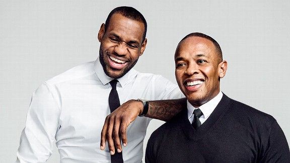 LeBron James and Dr. Dre. Source