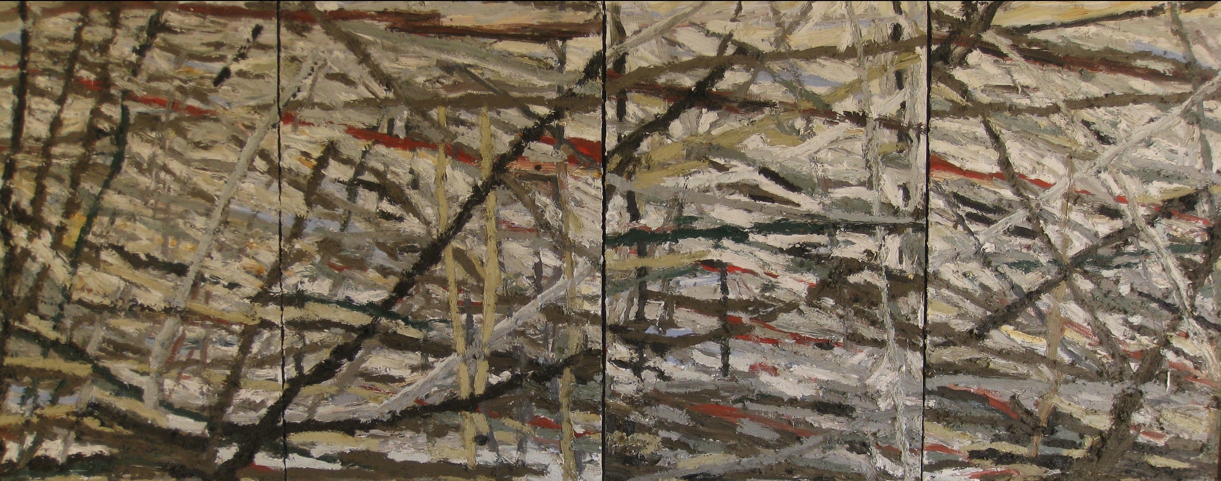 Phantom Limb 84" X 33" Oil on Masonite 2014