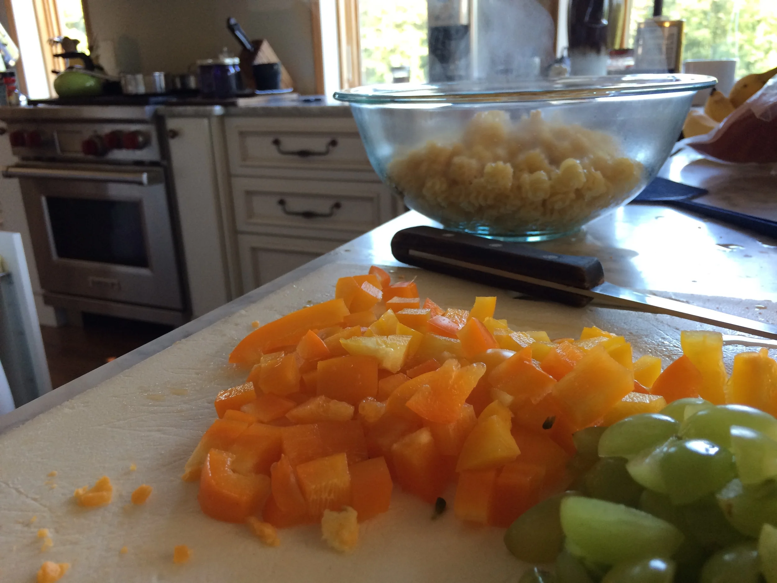 Extemporizing Pasta Salad (announcing foodie fridays)