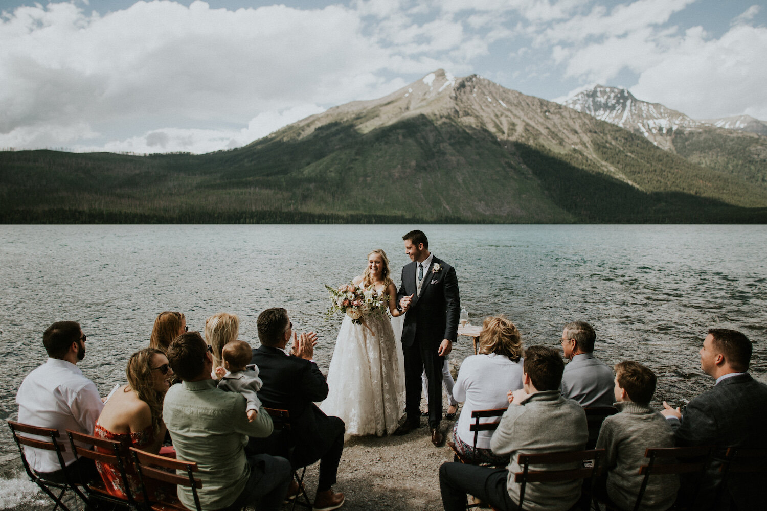 Small Glacier Park Wedding in Montana