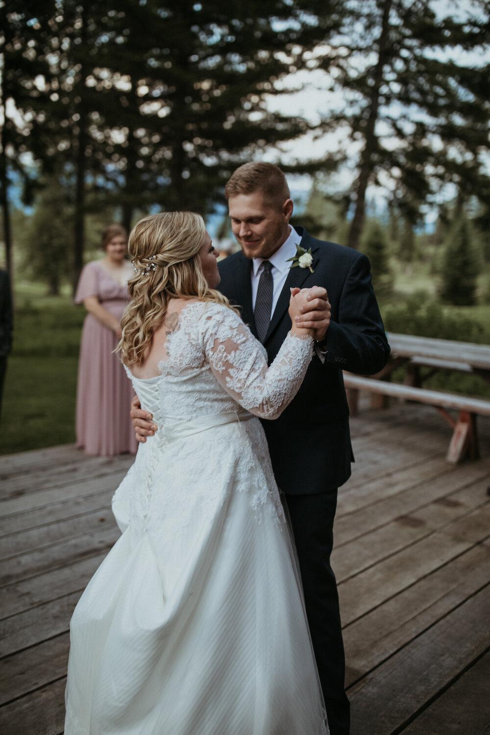 Small Destination Wedding in Montana