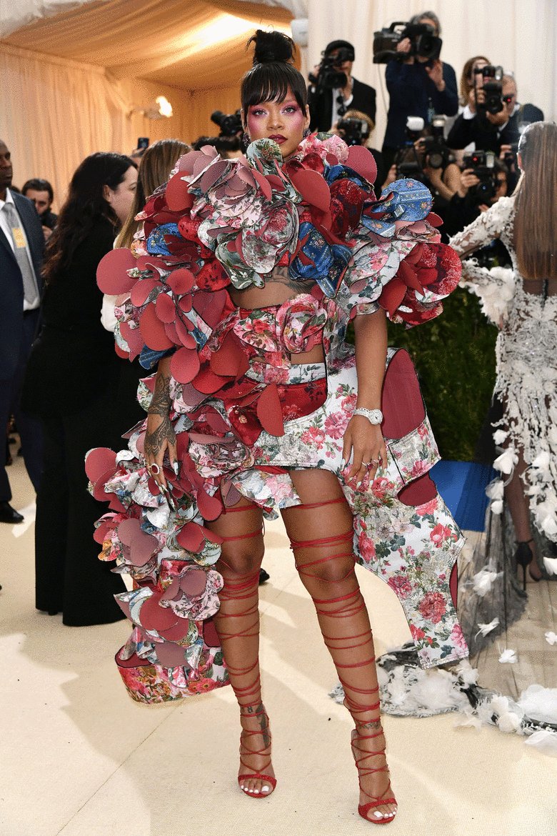 Rihanna in Comme des Garçons