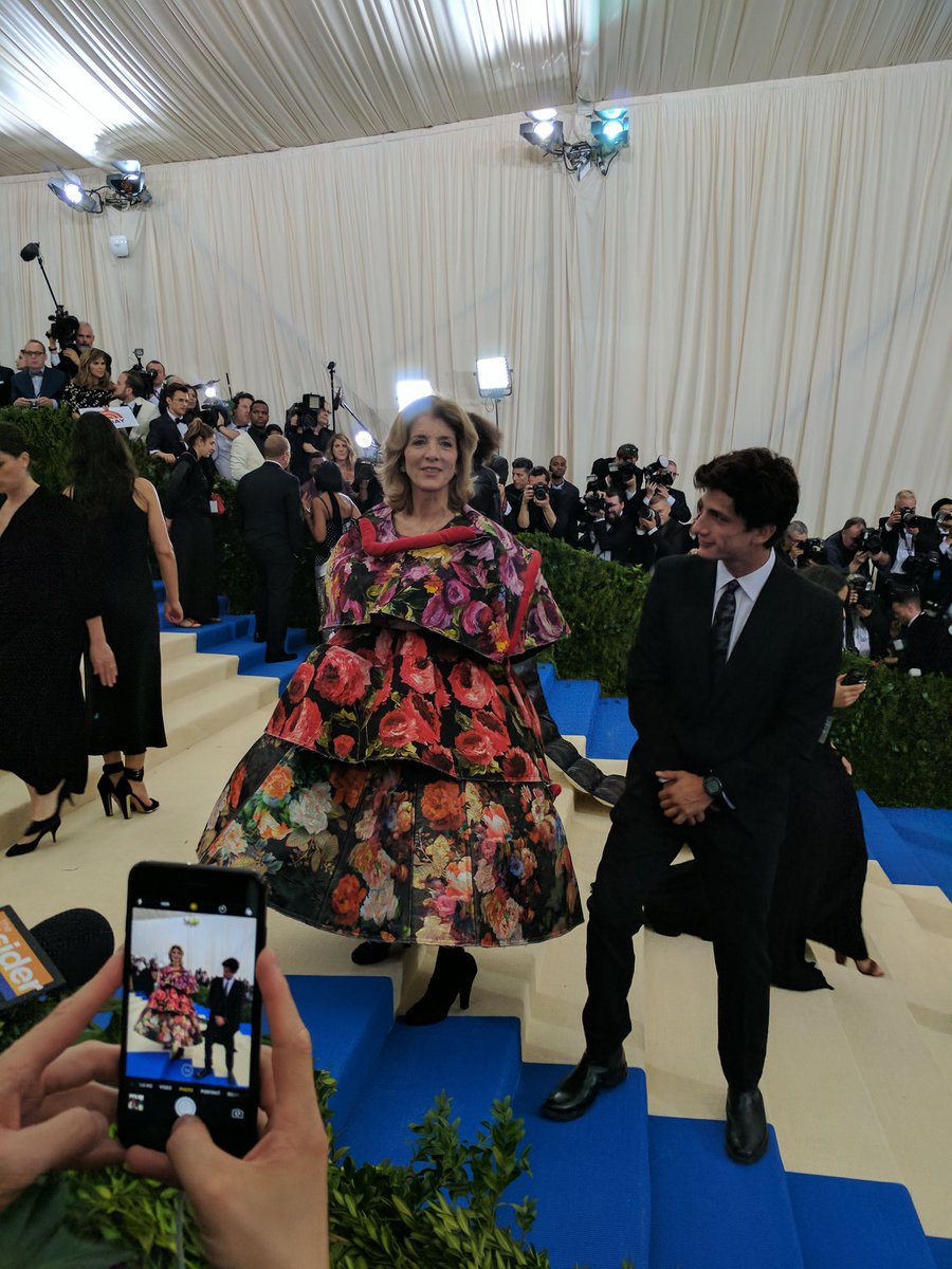 Caroline Kennedy in Comme des Garçons