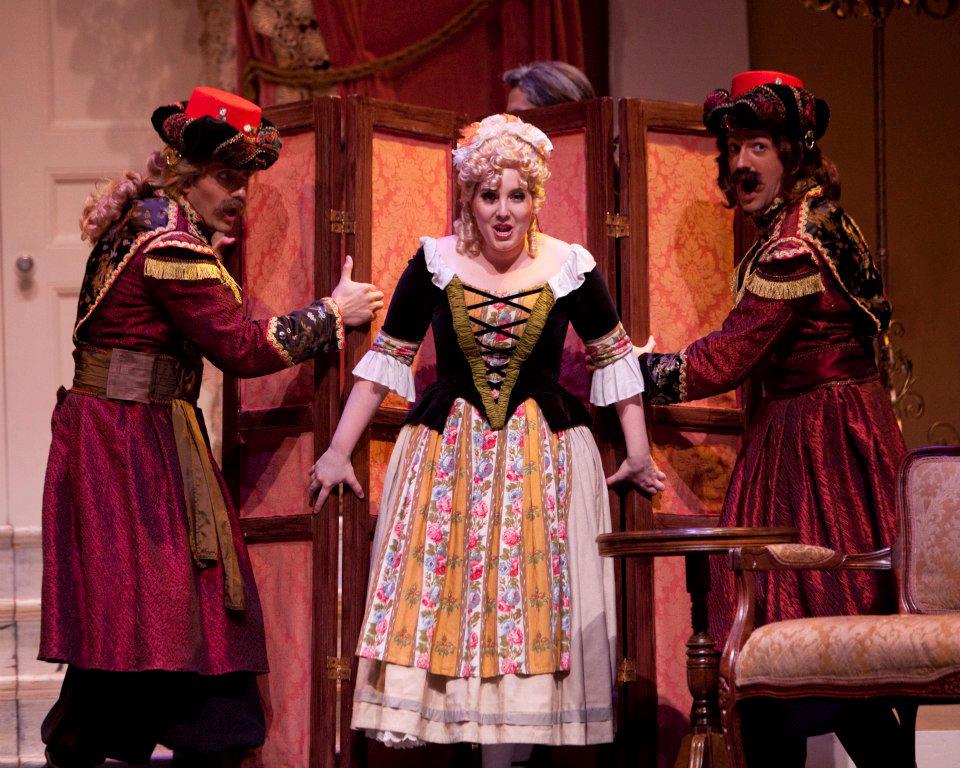 Julia Rooney as Despina in Cosi fan tutte with UBC Opera, 2012. Photo credit Tim Matheson.