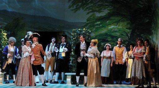 Julia Rooney as Susanna in Le nozze di Figaro with the European Music Academy in Teplice, Czech Republic, 2011. Photo credit Brittany Fouche.
