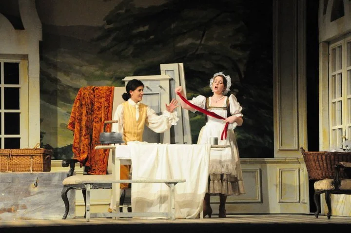 Julia Rooney as Susanna in Le nozze di Figaro with the European Music Academy in Teplice, Czech Republic, 2011. Photo credit Brittany Fouche.