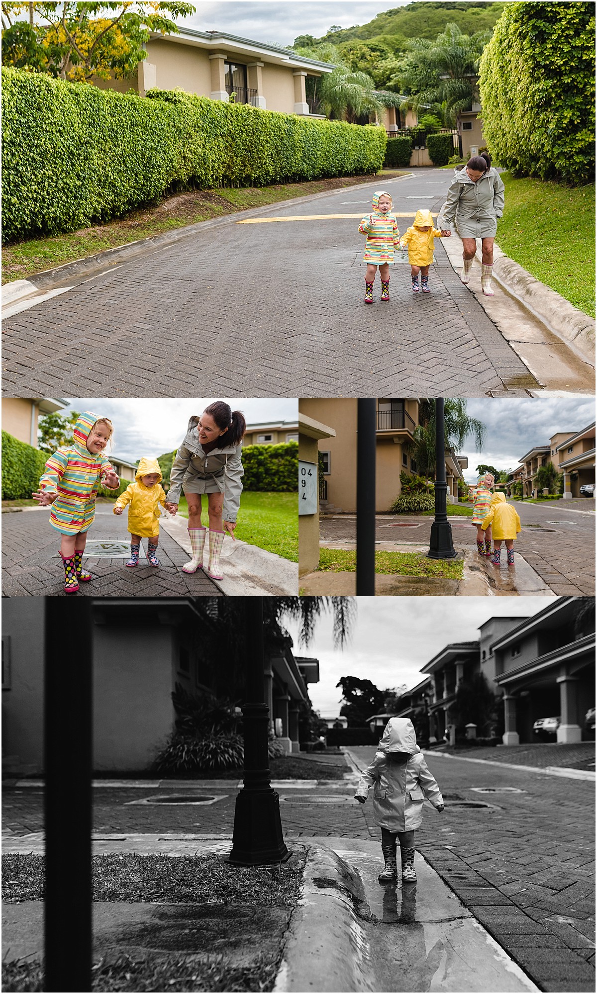 And, when it rains, we HAVE to jump in the muddy puddles!