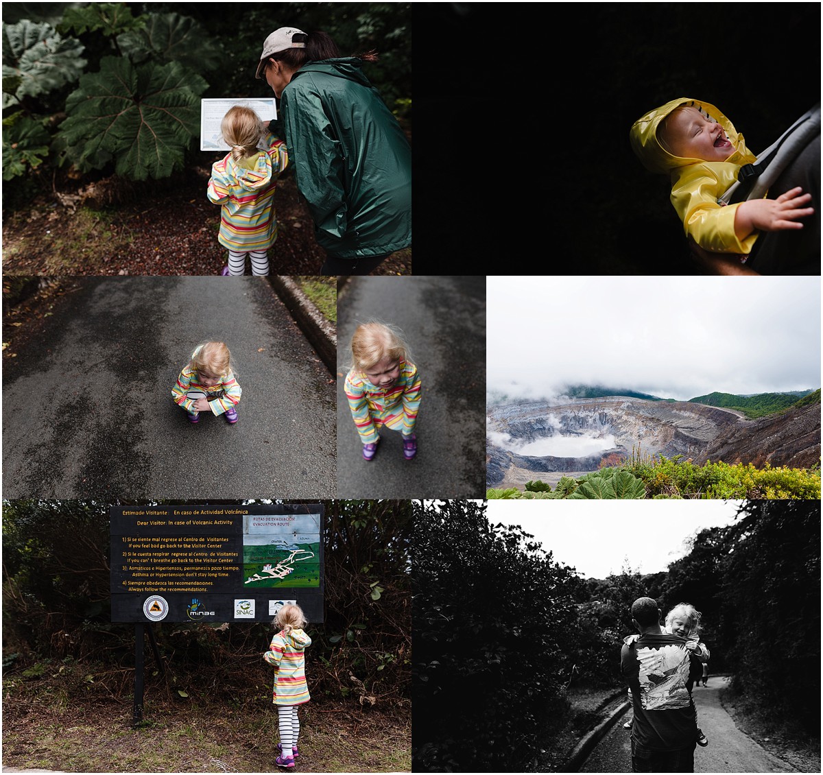 We took a day trip to Poas Volcano and had a blast. It was Grammy's first visit there. 