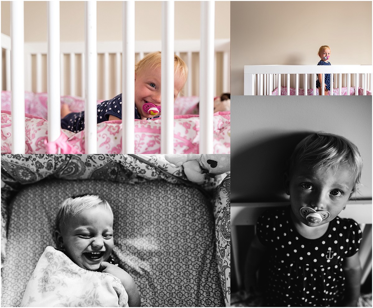Nothing better than a happy baby after a long afternoon nap. 
