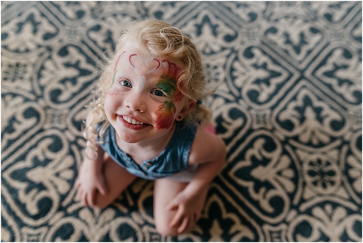 We also learned that Madison really, really likes face paint. 