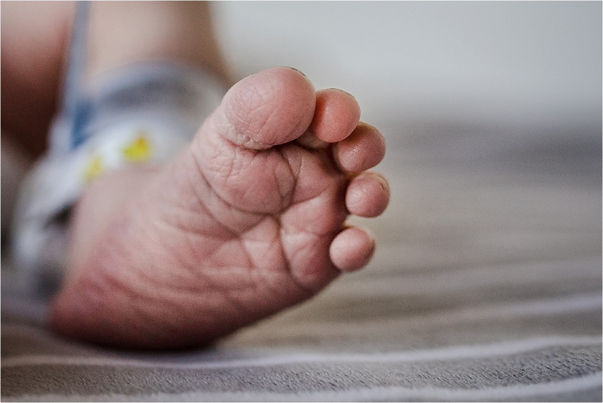 Newborn baby boy toes | Central Florida Newborn Photographer