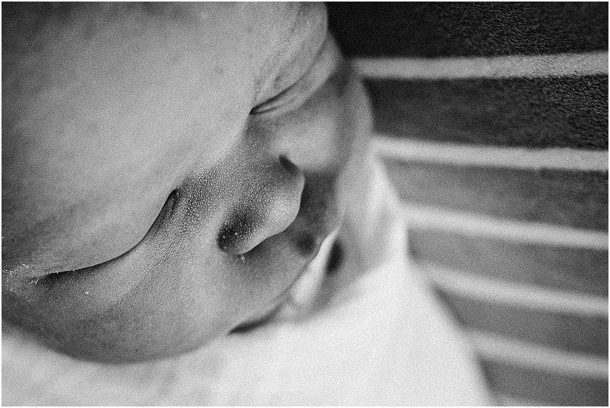 Newborn baby boy in hospital setting | Central Florida Fresh 48 Photography