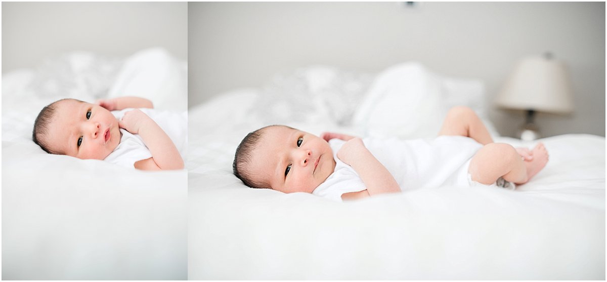 new baby boy's first photos. in-home non posed photography in Orlando
