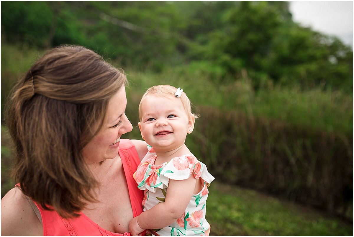 baby laughing and mom admiring her | Orlando Baby Photographer