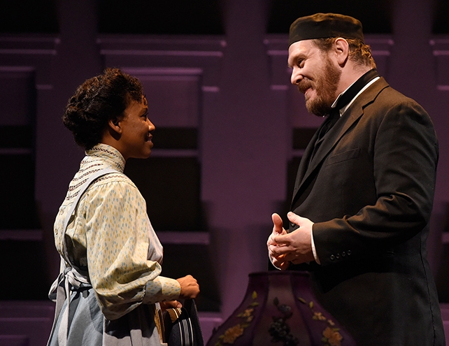 Rasool Jahan and Benjamin Curns in "Intimate Apparel"
