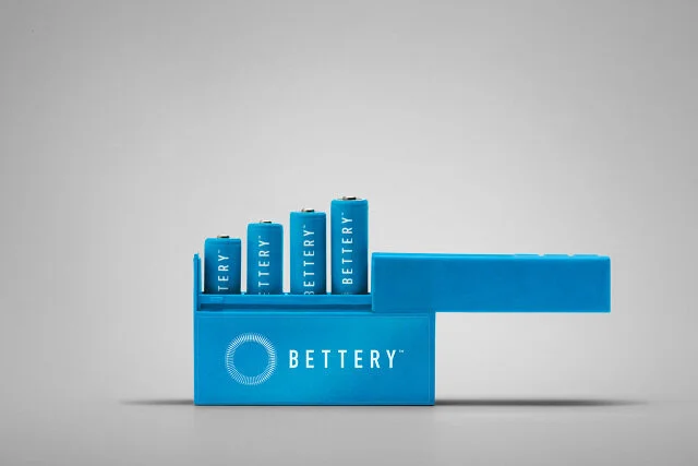  ROLE: Design Director CLIENT: Bettery AGENCY: Wieden+Kennedy  The design studio at Wieden+Kennedy partnered with WK Tomorrow, an internal group focused on sustainability endeavors. Our goal was to help a battery recycling startup develop a name, bra