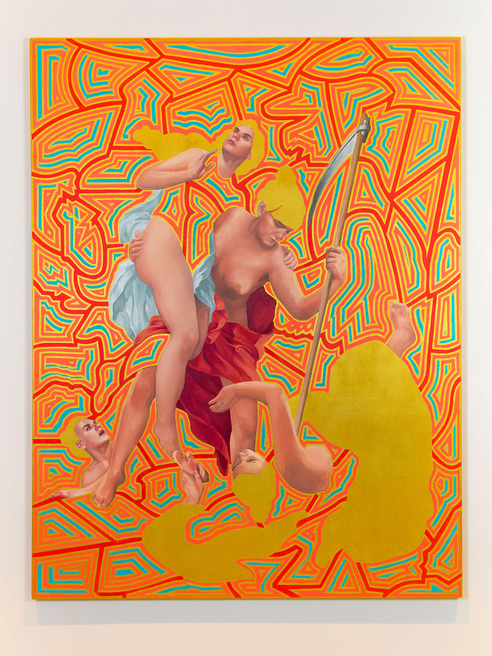  46 in.  ×  60in.&nbsp; ¶&nbsp; Oil and acrylic on canvas&nbsp; ¶&nbsp; 2015 