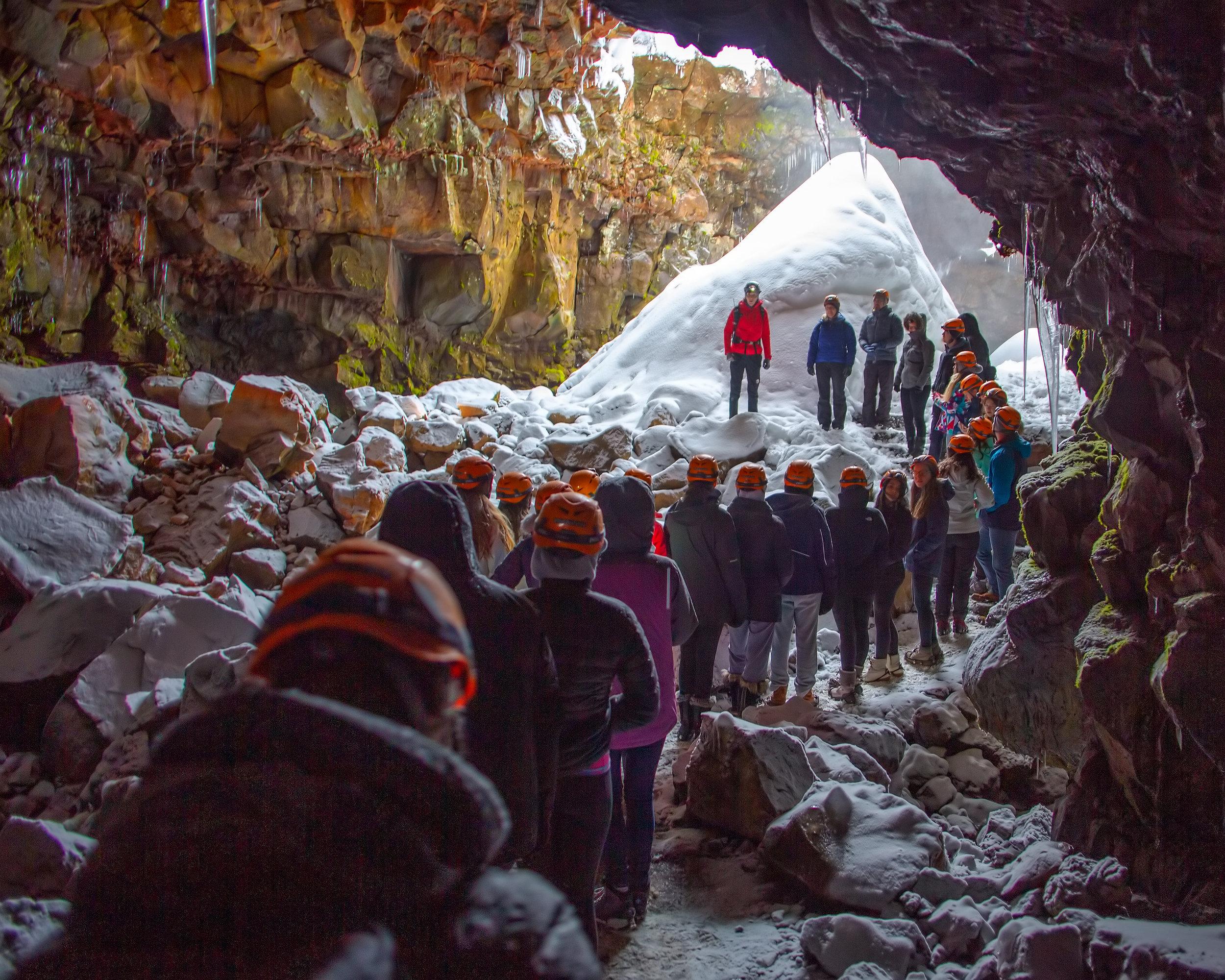 Raufarhólshellir Lava Tunnel, Reykjavik Iceland