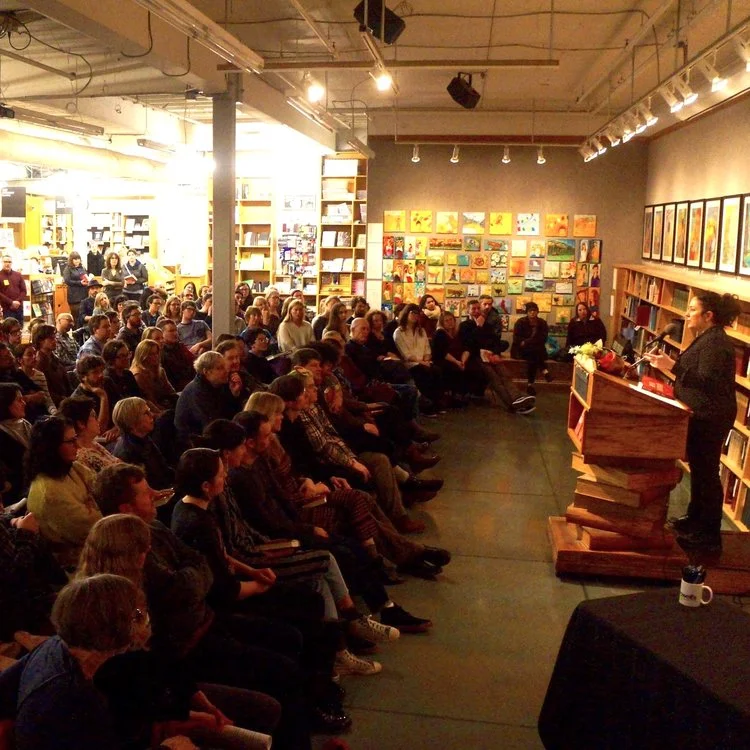 RED CLOCKS book launch, Powell's Books, Portland, OR, January 16, 2018