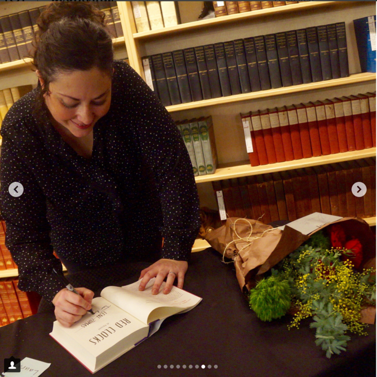 RED CLOCKS book launch, Powell's Books, Portland, OR, January 16, 2018