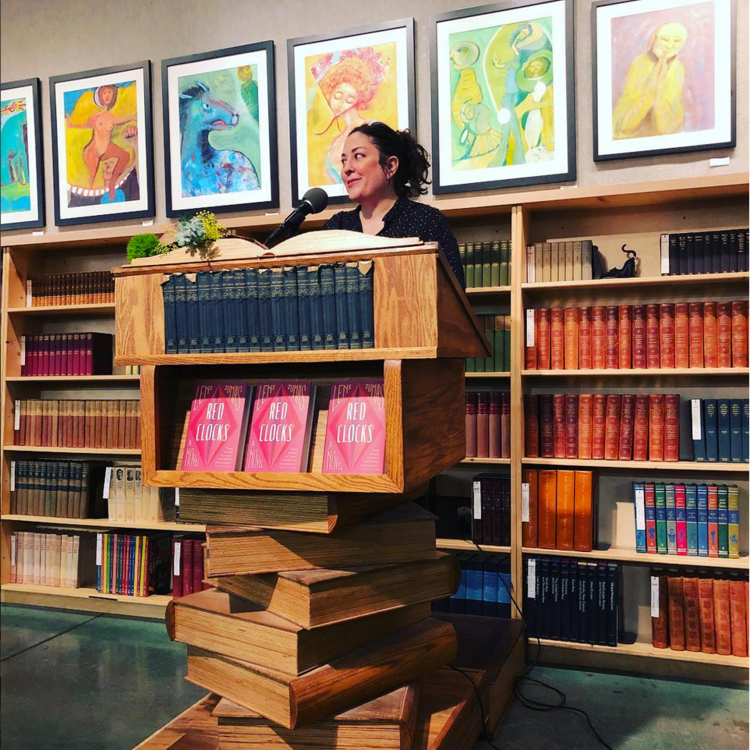 RED CLOCKS book launch, Powell's Books, Portland, OR, January 16, 2018