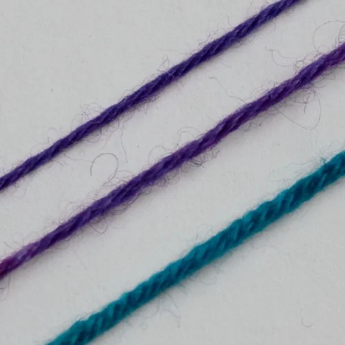 Left to Right: Prime, BFL Prime, and lavish bases up close and personal. notice the tight twist of the prime bases and the roundness of the 8 ply lavish