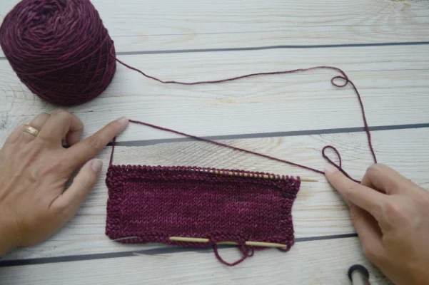 Leave a little extra yarn in the back.