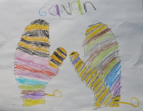  my son's mitten request. How can I say no?